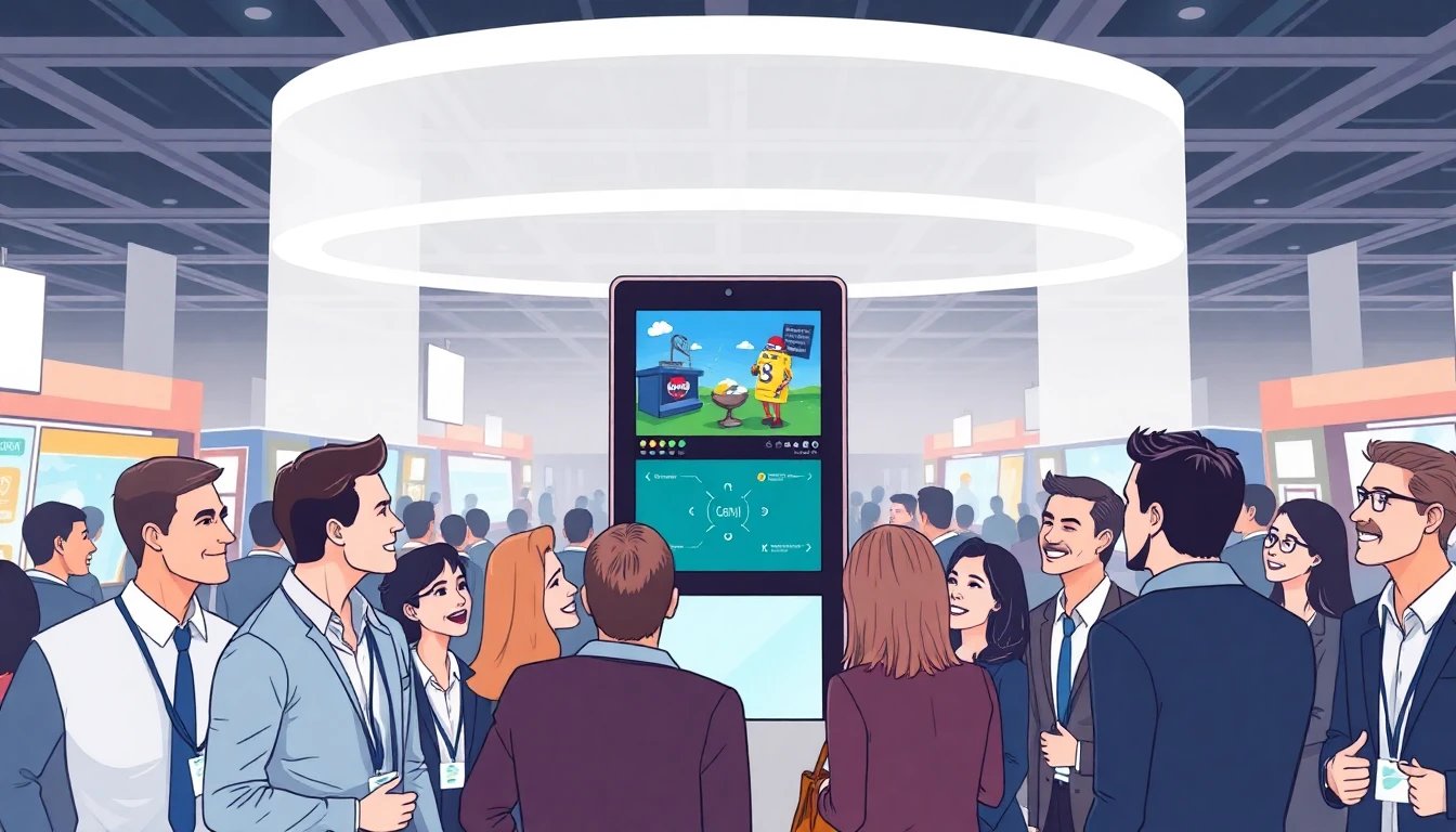 Totem interactivo en evento